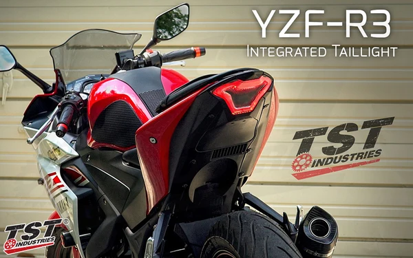 TST Programmable and Sequential LED Integrated Tail Light for Yamaha YZF-R3 R25 2015-2024 / FZ-07 2015-2017 - Image 8