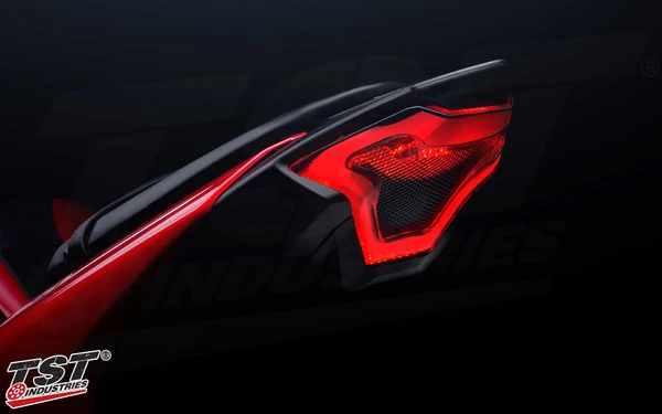 TST Programmable and Sequential LED Integrated Tail Light for Yamaha YZF-R3 R25 2015-2024 / FZ-07 2015-2017