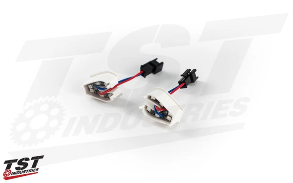 TST HALO-GTR Front LED Flushmount Turn Signals for Yamaha YZF-R3 2015-2024 - Image 3