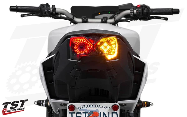 TST Programmable and Sequential LED Integrated Tail Light for Yamaha FZ-09 / MT-09 2017-2020 - Image 5