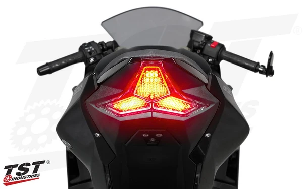 TST Programmable and Sequential LED Integrated Tail Light for Kawasaki Ninja 400 2018-2023 / Z400 2019-2023 - Image 5