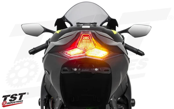 TST Programmable and Sequential LED Integrated Tail Light for Kawasaki ZX-10R 2016-2020 - Image 3