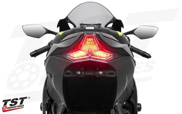 TST Programmable and Sequential LED Integrated Tail Light for Kawasaki ZX-10R 2016-2020