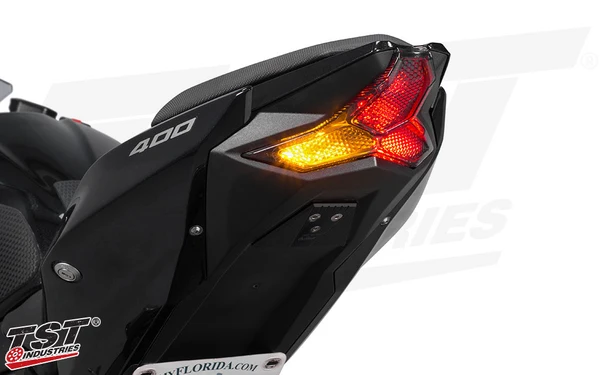 TST Programmable and Sequential LED Integrated Tail Light for Kawasaki Ninja 400 2018-2023 / Z400 2019-2023 - Image 11