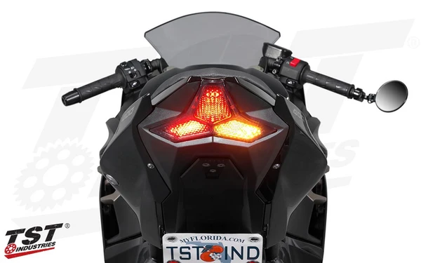 TST Programmable and Sequential LED Integrated Tail Light for Kawasaki Ninja 400 2018-2023 / Z400 2019-2023 - Image 14