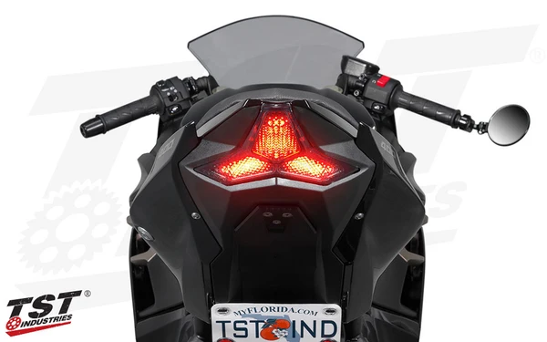 TST Programmable and Sequential LED Integrated Tail Light for Kawasaki Ninja 400 2018-2023 / Z400 2019-2023 - Image 15