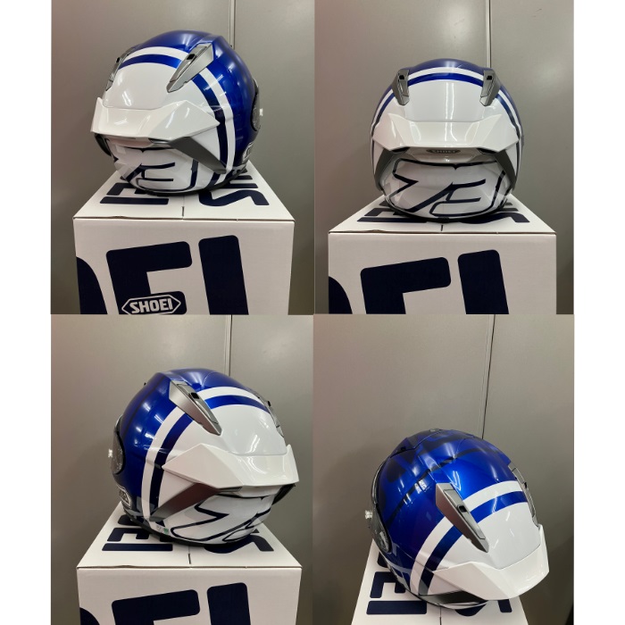 SHOEI X-Fifteen A.MARQUEZ73 V2 TC-2 BLUE/WHITE Full-Face Helmet - Image 5