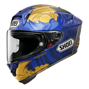 SHOEI [Limited Stock] X-Fifteen MARQUEZ THAI TC-2 BLUE/GOLD Full Face Helmet