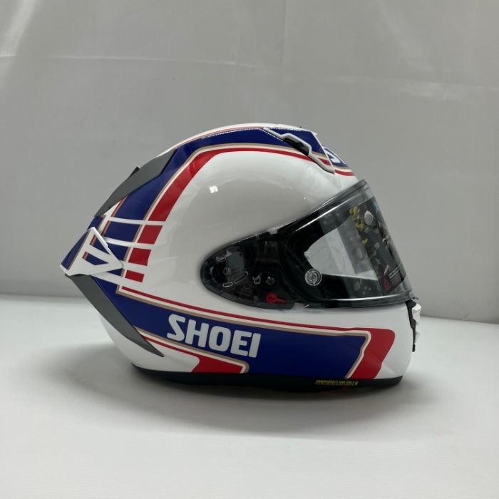 SHOEI X-Fifteen GARDNER TC-2 (BLUE/GOLD) Full-Face Helmet - Image 4