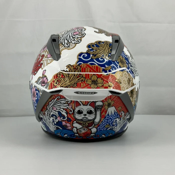 SHOEI X-Fifteen MARQUEZ MOTEGI5 TC-6 WHITE/GREY Full-Face Helmet - Image 8