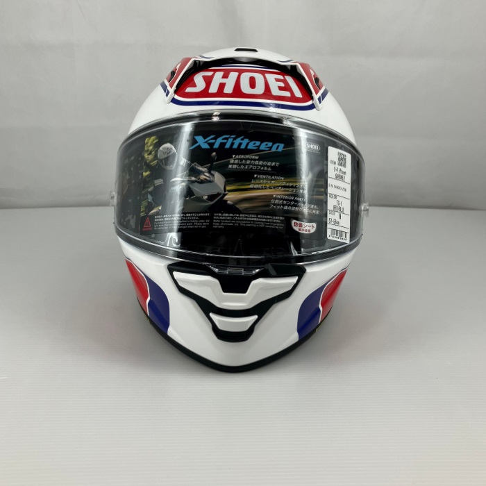 SHOEI X-Fifteen GARDNER TC-1 (RED/BLUE) Full-Face Helmet - Image 6