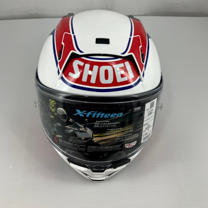 SHOEI X-Fifteen GARDNER TC-1 (RED/BLUE) Full-Face Helmet - Image 7