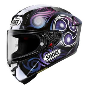 SHOEI X-Fifteen KAGAYAMA TC-10 (BLACK/WHITE) Full-Face Helmet