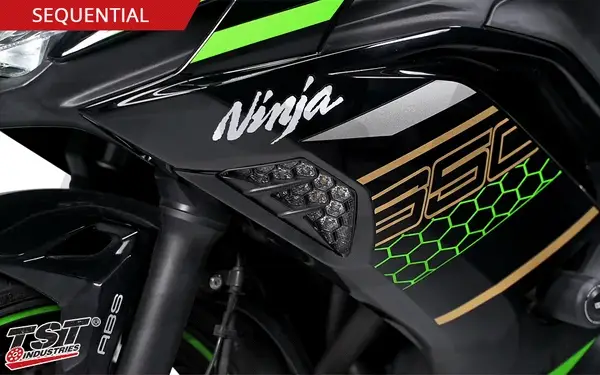TST Nexus LED Front Turn Signals for Kawasaki Ninja 500 2024+ - Image 5