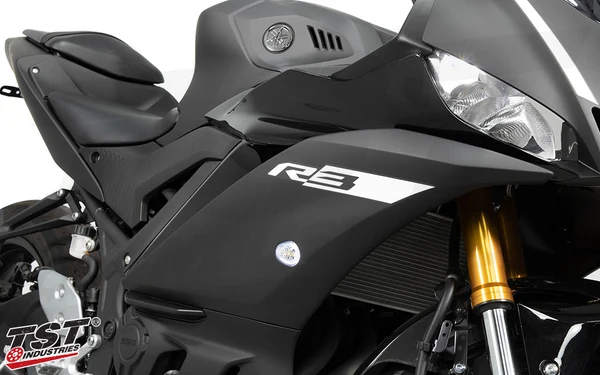 TST HALO-GTR Front LED Flushmount Turn Signals for Yamaha YZF-R3 2015-2024 - Image 7