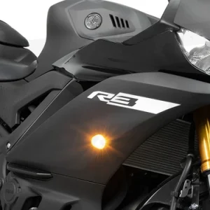 TST HALO-GTR Front LED Flushmount Turn Signals for Yamaha YZF-R3 2015-2024