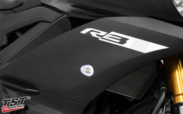 TST HALO-GTR Front LED Flushmount Turn Signals for Yamaha YZF-R3 2015-2024 - Image 10