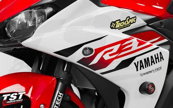 TST HALO-GTR Front LED Flushmount Turn Signals for Yamaha YZF-R3 2015-2024 - Image 11