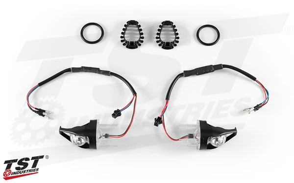TST MECH-GTR Front LED Turn Signals for Kawasaki Z650 2020-2025 - Image 7