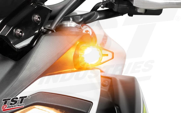 TST MECH-GTR Front LED Turn Signals for Kawasaki Z650 2020-2025 - Image 5