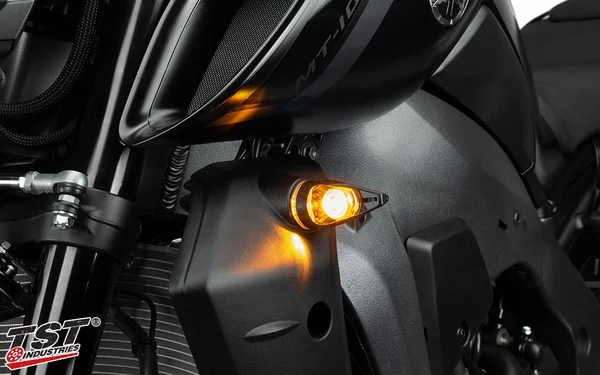 TST MECH-GTR Front LED Turn Signals for Yamaha FZ-10 / MT-10 2016+ - Image 3
