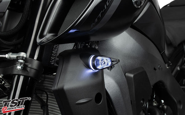 TST MECH-GTR Front LED Turn Signals for Yamaha FZ-10 / MT-10 2016+ - Image 4