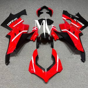 Ducati Panigale V4S Red with Black ABS Fairings | Motovation Frgs