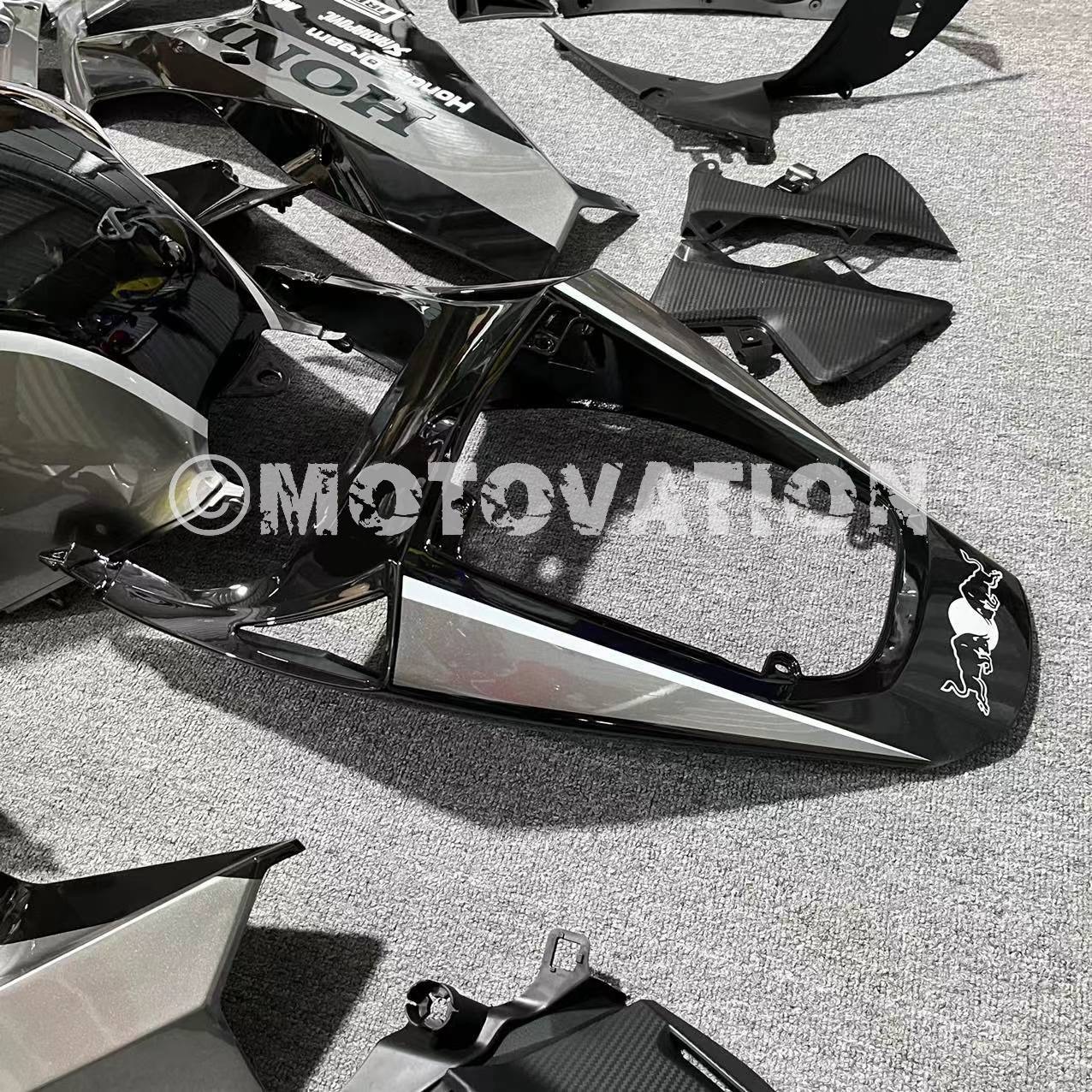 Honda CBR600RR 2013-2019 Black ABS Fairings | Motovation Frgs - Image 6
