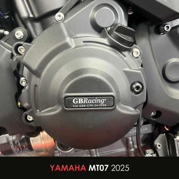 GB RACING Yamaha MT-07 AMT Secondary Engine Cover SET 2025-2026 - Image 3