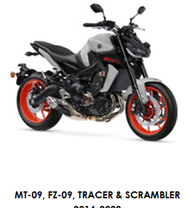 GB RACING Yamaha MT-09, FZ-09, Engine Cover Set 2014-2020