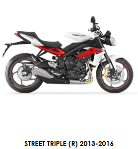 GB RACING Triumph Street Triple R 2011-2016 SET Cover UK Spec