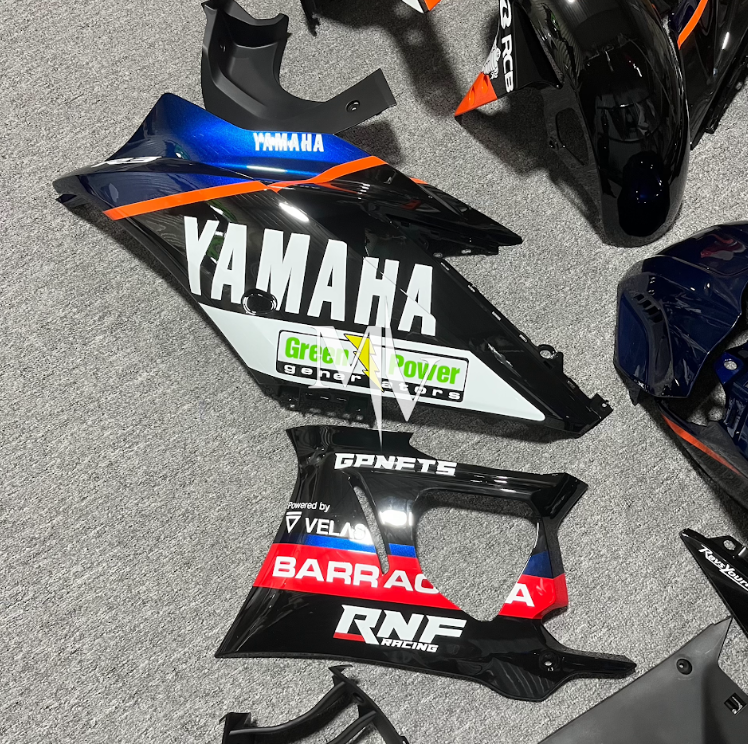 Yamaha R25 2019-2024 Black with Blue ABS Fairings | Motovation Frgs - Image 6
