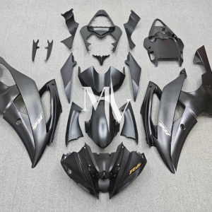 Yamaha R6 2008-2016 Matte Black ABS Fairings | Motovation Frgs