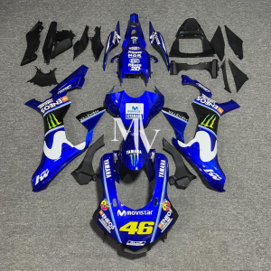 Yamaha R1 2015-2019 Blue ABS Fairings | Motovation Frgs