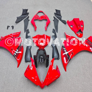 Yamaha R1 2012-2014 Fire Red ABS Fairings | Motovation Frgs