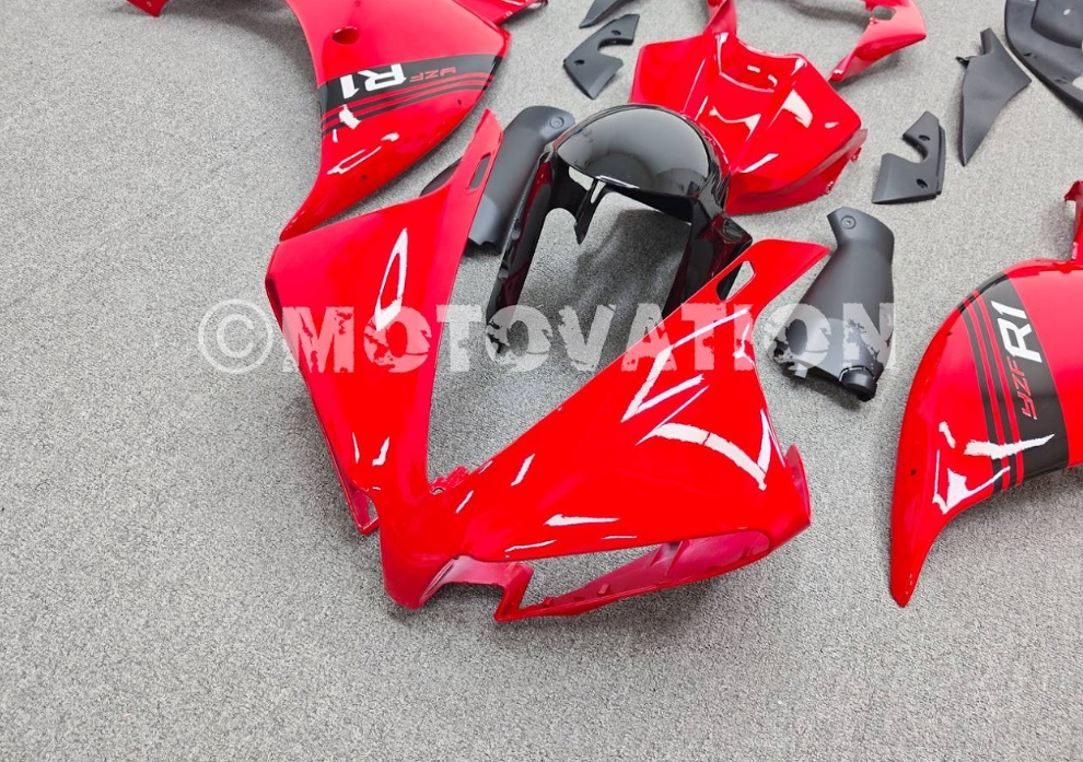 Yamaha R1 2012-2014 Fire Red ABS Fairings | Motovation Frgs - Image 5