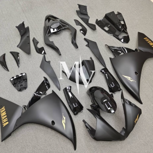 Yamaha R1 2007-2011 Matte Black ABS Fairings | Motovation Frgs