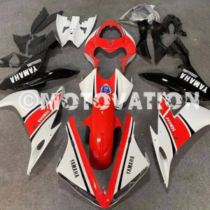 Yamaha R1 2004-2006 Orange with White ABS Fairings | Motovation Frgs