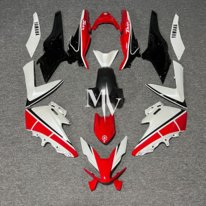 Yamaha TMAX560 2022 - 2025 Red with White & Black ABS Fairings | Motovation Frgs