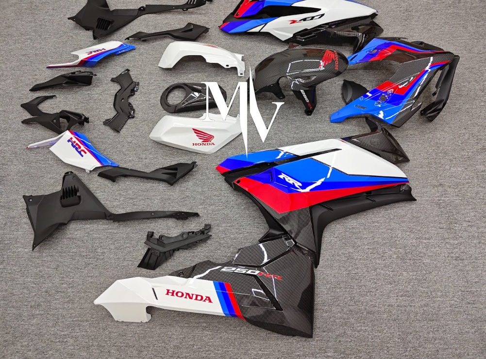 Honda CBR250RR 2017-2025 Carbon look Trico ABS Fairings | Motovation Frgs - Image 4