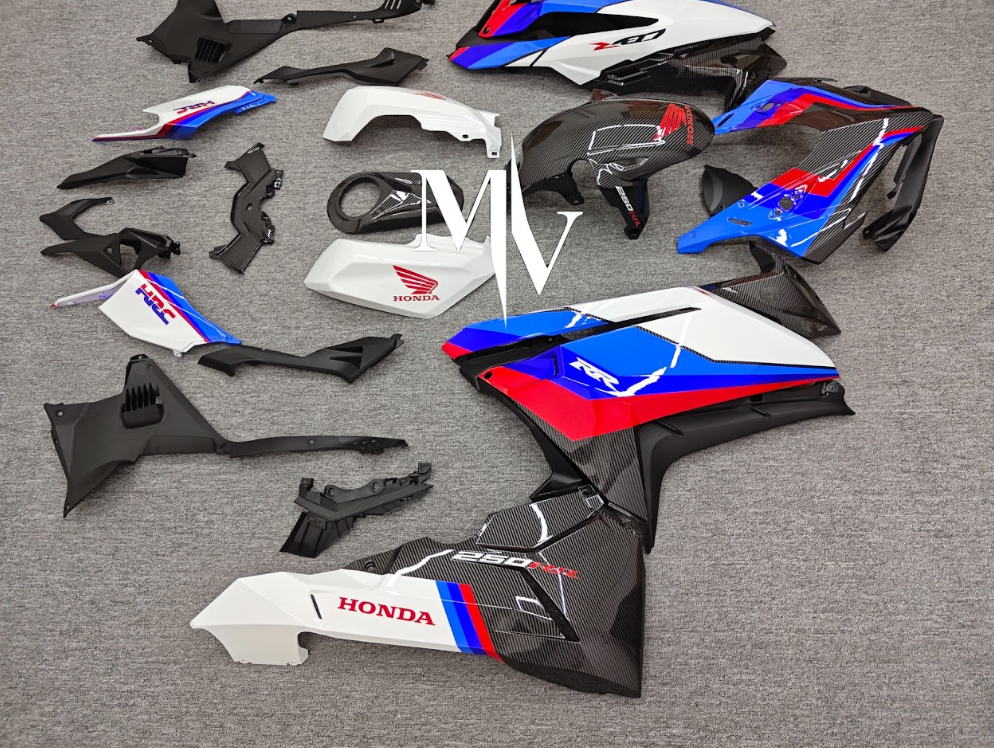 Honda CBR250RR 2017-2025 Carbon Look Trico ABS Fairings | Motovation Frgs - Image 3