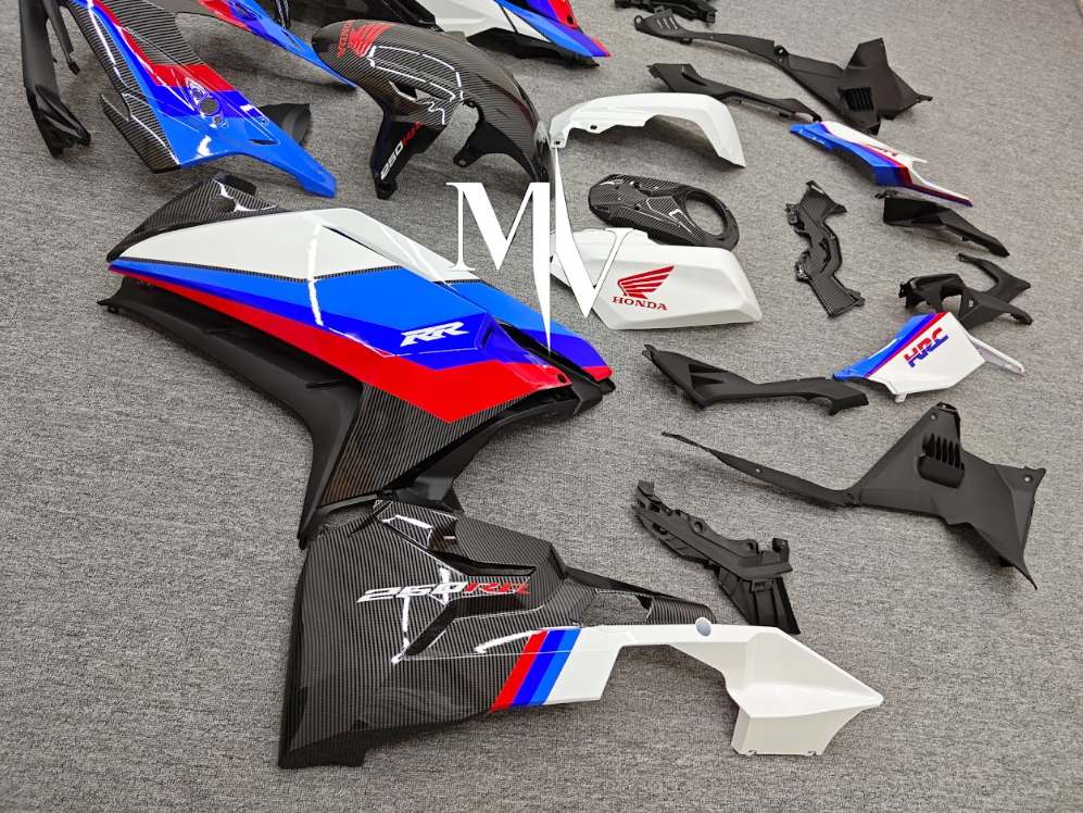Honda CBR250RR 2017-2025 Carbon Look Trico ABS Fairings | Motovation Frgs - Image 6