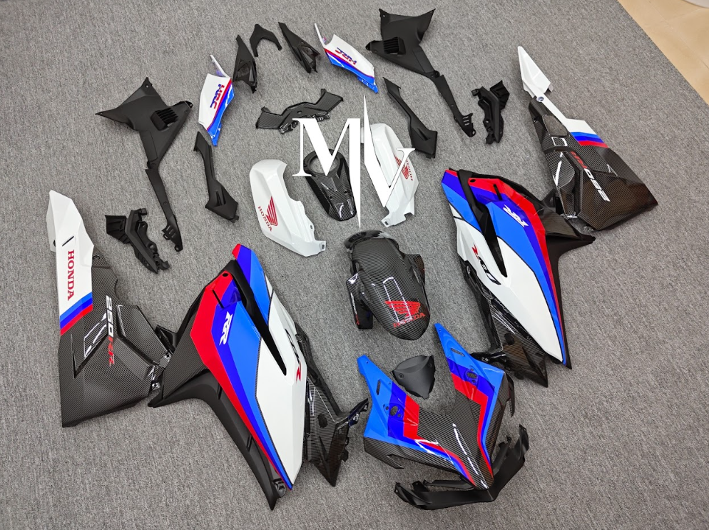 Honda CBR250RR 2017-2025 Carbon Look Trico ABS Fairings | Motovation Frgs