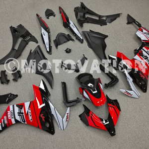 Honda CBR500R 2013-2015 Red with Black ABS Fairings | Motovation Frgs