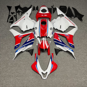 Honda CBR600RR 2007-2012 Red with White ABS Fairings | Motovation Frgs