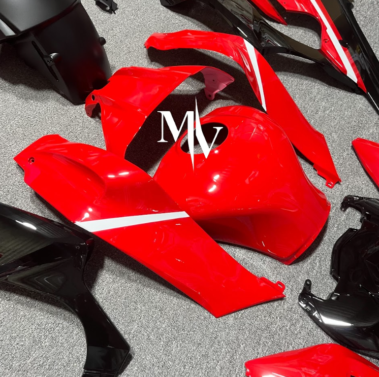 Kawasaki ZX10R 2021-2025 Red ABS Fairings | Motovation Frgs - Image 2