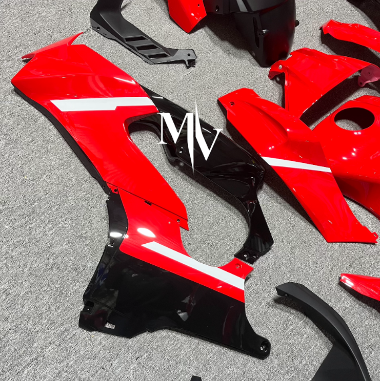 Kawasaki ZX10R 2021-2025 Red ABS Fairings | Motovation Frgs - Image 3