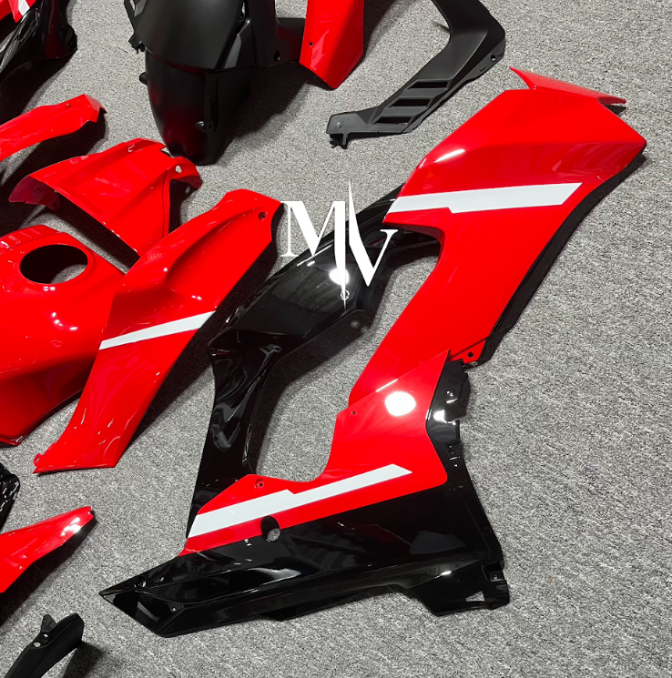 Kawasaki ZX10R 2021-2025 Red ABS Fairings | Motovation Frgs - Image 4