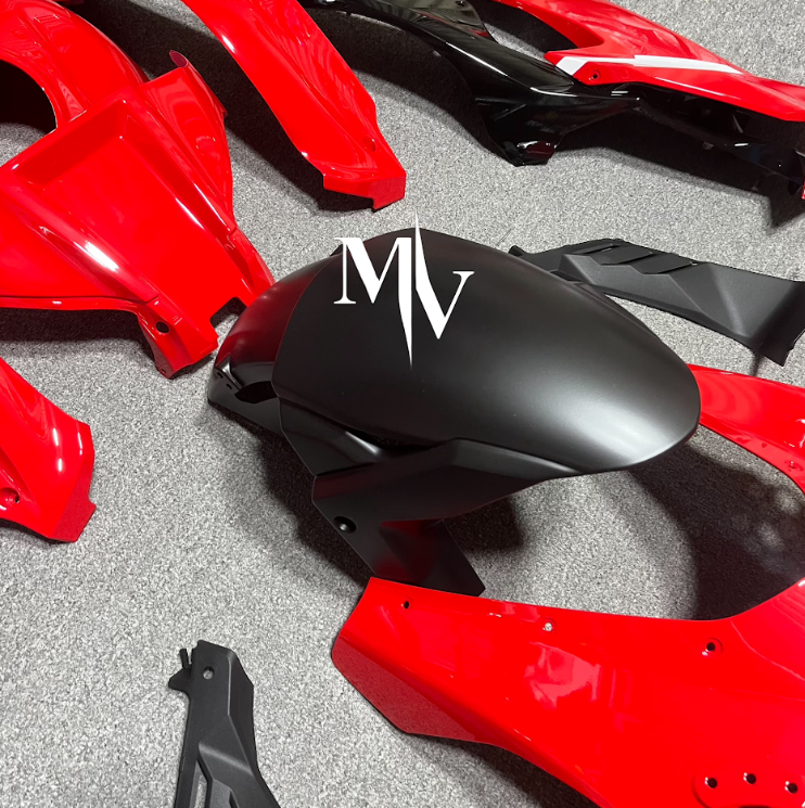 Kawasaki ZX10R 2021-2025 Red ABS Fairings | Motovation Frgs - Image 7