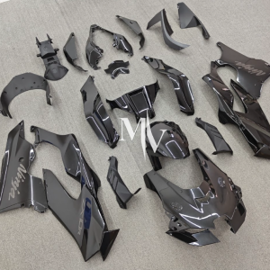 Kawasaki ZX10R 2021-2025 Black ABS Fairings | Motovation Frgs
